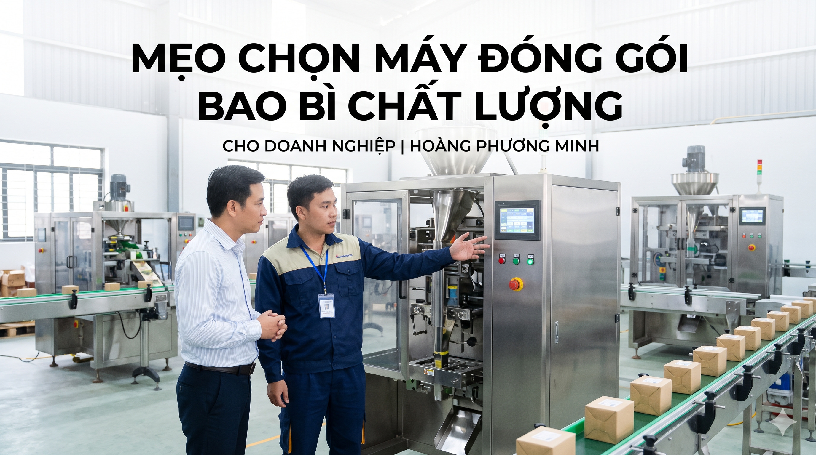 Mẹo chọn máy đóng gói bao bì chất lượng cho doanh nghiệp – Hoàng Phương Minh